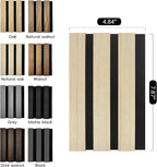 RITOLLO Wood Panels for Wall 4.92"×7.68" Acoustic Panels for Interior Wall Decor - Image 2
