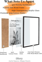iHery Premium Natural Black OAK Wood 12x16in Having A Resting Face Prevents - Image 3