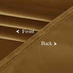 NICETOWN Gold Brown Velvet Curtains, Luxury and Soft Thermal Insulated Velvet - Image 8