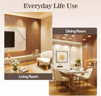 4 Pack Wood Panels for Wall, 94.4" x 12.8" Acoustic Wood Slat Wall Panel for - Image 3