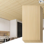 Art3d 12-Pack Slat Design 3D Wall Panels by Art3d