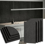 VooBang 4 Pack 3D Wall Panels, Waterfall Stone Texture PU Wall Panels, Accent - Image 7