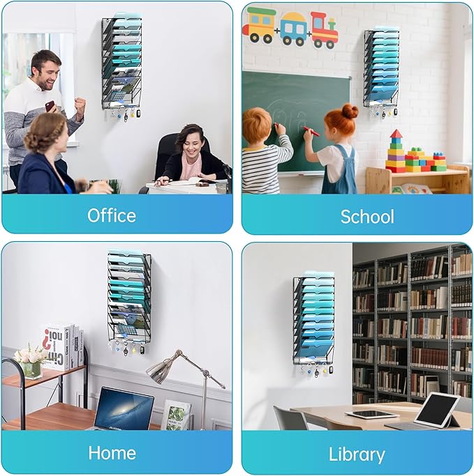 11 Tier Wall File Organizer - Image 6