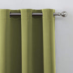 LEMOMO Blackout Curtains 66 x 95 inch/Olive Green Curtains Set of 2 - Image 7