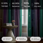 XiDi Purple, Unicorn Green Curtains - Image 5