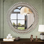 Kelly Miller Round Jeweled Mirror by KellyMiller