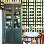 Simon&Siff Retro Peel and Stick Wallpaper Black and Green Wallpaper Vintage - Image 5
