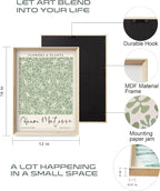 HesenDot Framed Matisse Sage Green Wall Art, William Morris Canvas Wall Decor - Image 4