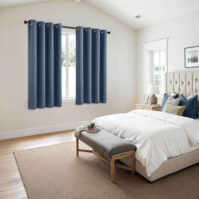 MIULEE Blackout Curtains for Bedroom Living Room 2 Panels, Thermal Insulated - Image 6