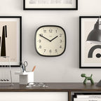 JONES CLOCKS® Sprite wall Clock | Modern Retro Rounded Square Clock | 10 inch | - Image 3