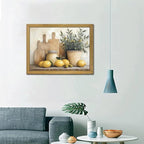 Wood Framed Vintage Kitchen Wall Art, Rustic Farmhouse Artwork Canvas Posters - Image 7