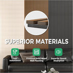 3 Pack Sample Set 3D Acoustic Slat Panels, 4.72" x 5.9" Sound Absorbing Wood - Image 5