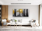 Cao Gen Decor Art S06362 Wall Art Canvas Painting Yellow Tree in Black and - Image 5