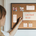 Bulletin Board 48 x 36, Large Wall Mounted Notice Board - Image 3