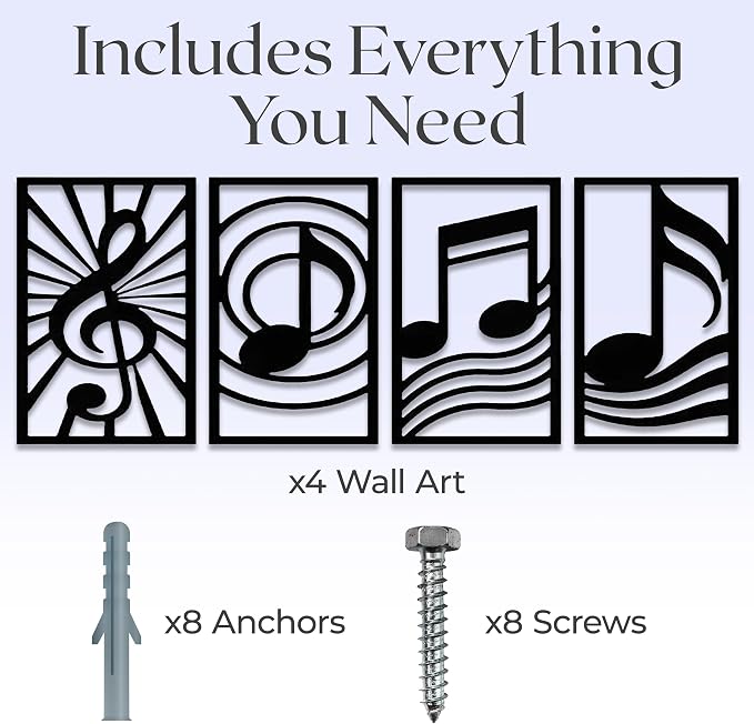 GALLERY GRACE Metal Wall Art Decor – 11" x 16" Set of 4 Single Line Abstract - Image 7