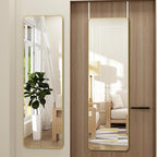 Full Length Door Mirror 14x48, Metal Frame by JAWGLOW