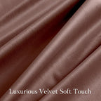 NICETOWN Pink Velvet Curtains 108 inches - Image 5