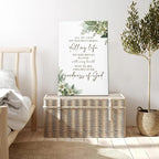 HIWX Christian Wall Decor, All My Life You Have Been Faithful Bible Verse - Image 3