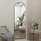 Arched Full Length Door Mirror 14x48, Metal Frame - Image 3