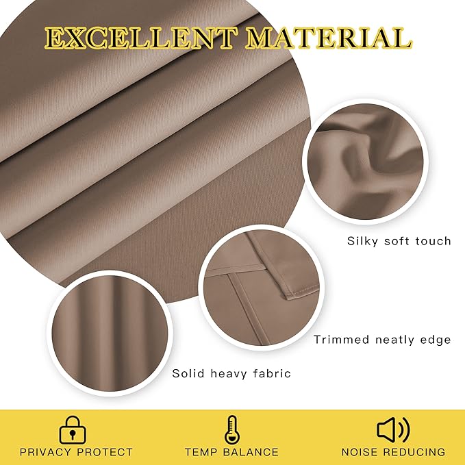 NICETOWN Light Reducing Grommet Curtain - Image 4