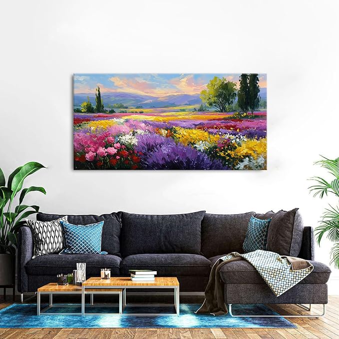 Flower Wall Art Vintage White Floral Canvas Pictures Abstract Blooming Flower - Image 5