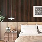 FunStick 16"x240" Peel and Stick Wallpaper Wood Slats Self Adhesive Wall Paper - Image 4