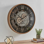 CLXEAST 24 Inch Large Moving Gear Wall Clock - Image 7
