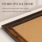 Cork Bulletin Board, Hanging Pin Board - Image 3