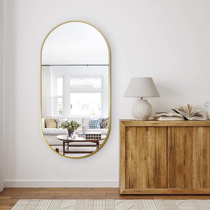 Delma Bathroom Wall Full Length Mirror by Delma