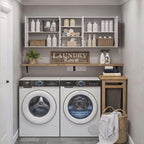 FIMELLO 62.8 ''W X 11''D X 21.7''H Wall Cabinets - Image 2