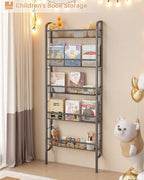 UMDONX Behind The Door Bathroom Shelf Narrow 5-Tier, Space-Saving Slim Storage - Image 6