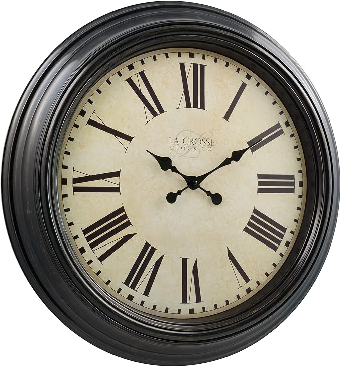 La Crosse Clock 404-2658 23-Inch Maxwell Quartz Wall Clock - Image 3