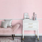 Grasscloth Peel and Stick Wallpaper 15.75x196.85inch Modern Pink Removable - Image 4
