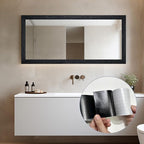 TIANLDD 27 FT Wood Grain Wallpaper Border, Removable Waterproof Mirror Border - Image 5