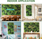 40" x 20" 3D Artificial Grass Wall Panel, UV Resistant Greenery Backdrop - Image 7