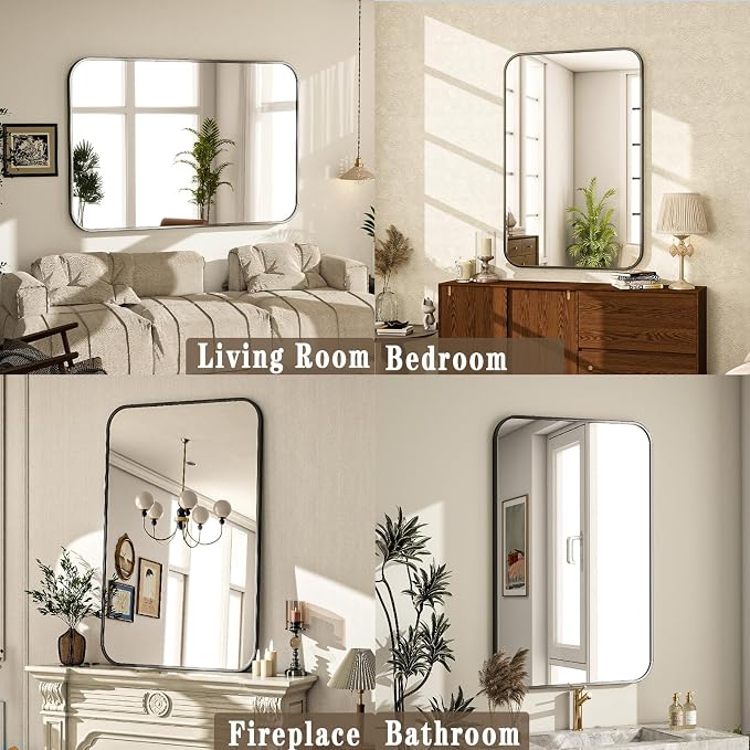 24x36 Inch Bathroom Mirror - Image 6