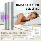 TO-TH Wood-Look Acoustic Wall Panels, 10 Pack 47.2” x 23.6” Sound Panels - Image 5