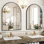 XRAMFY 30x38 Inch Arched Bathroom Mirror - Image 3