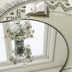 GLSLAND-30x71 inch Wall Mount Arched Full Length Mirror-Aluminum Alloy Frame - Image 3