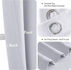 MIULEE Blackout Curtains for Bedroom Living Room 2 Panels, Thermal Insulated - Image 4