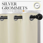 NICETOWN Blackout Curtains for Bedroom, 72 inches Long Curtains & Drapes for - Image 3