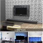 Heikki 30 Pack 3D Wall Panel for Interior Wall Décor, PVC Flower Textured Wall - Image 8
