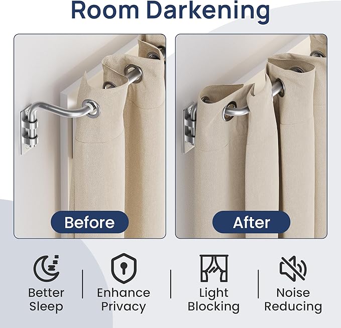 ENJOYBASICS Blackout Curtain rod - Image 6