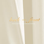 NICETOWN Ivory White Velvet Curtains 84 inches, Luxury Sound Reducing Heavy - Image 5