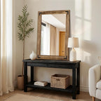 Wooden Bathroom Mirror for Wall, for Farmhouse, Living Room, Entryway Decor - Image 8