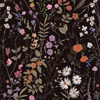 JiffDiff Floral Wallpaper Peel and Stick- Farm Wildwood Daisy Flower Stick on by wallpaper