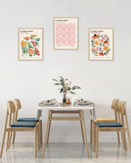 HesenDot Unframed Floral Wall Art Set of 3, 12x16in Flower Market Canvas Prints - Image 7