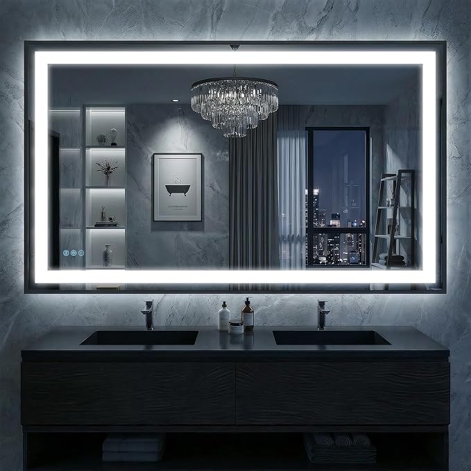 Antok 72X36 LED Bathroom Mirror by AntokMirror