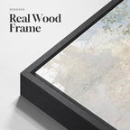 Extra Large Framed Blue Abstract Wall Art - Image 6