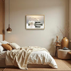 EOBTAIN Zen Framed Wall Art for Living Room, Relaxing Just Breathe Canvas - Image 5